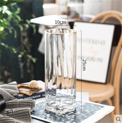 Creative Minimalist Transparent Glass Vase Ornaments