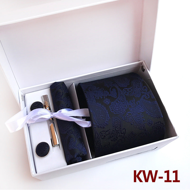 Men's Tie Gift Box 6 Piece Business Suit