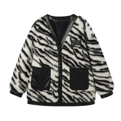 Fashion Winter New Pattern Fur Coat