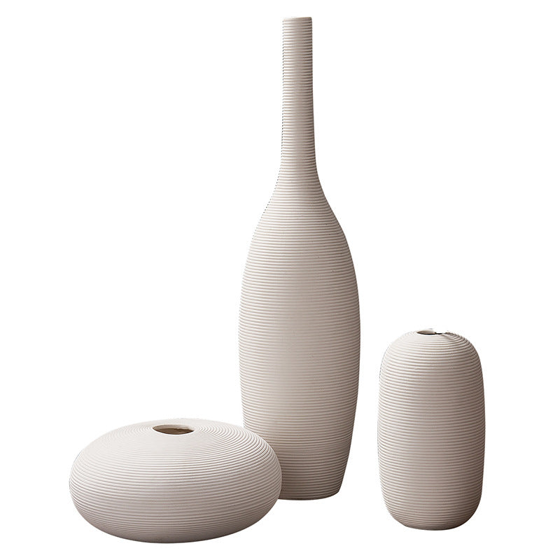 European-style Ceramic Dried Flower Vase Restaurant Table Decoration