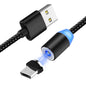 360-degree Blind Round Magnetic Data Cable