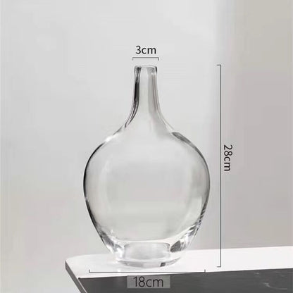 Big Glass Vase Living Room Dried Flowers Nordic Ins Style Glass