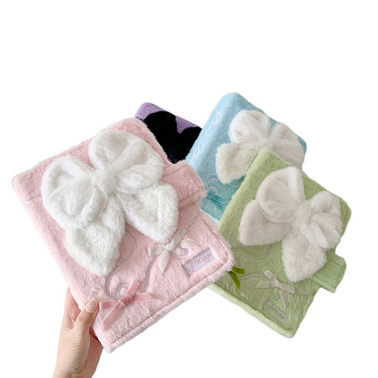 Four-grid Bow Plush Album Girl Star Chasing Storage Book