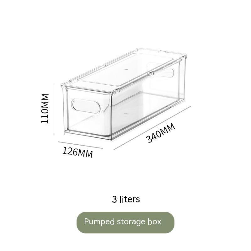 Household Large-capacity Storage Transparent PET Drawer Set