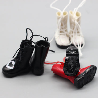 BJD Doll Boots Strap Printing Heart-shaped Doll Dress-up 41 Shoes