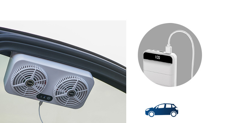 Factory Direct Sale Of Car Smoke Removal Exhaust Fan Car Cycle