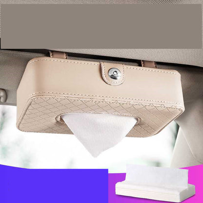 Multifunctional Seat Type Sun Visor Car Interior Tissue Box