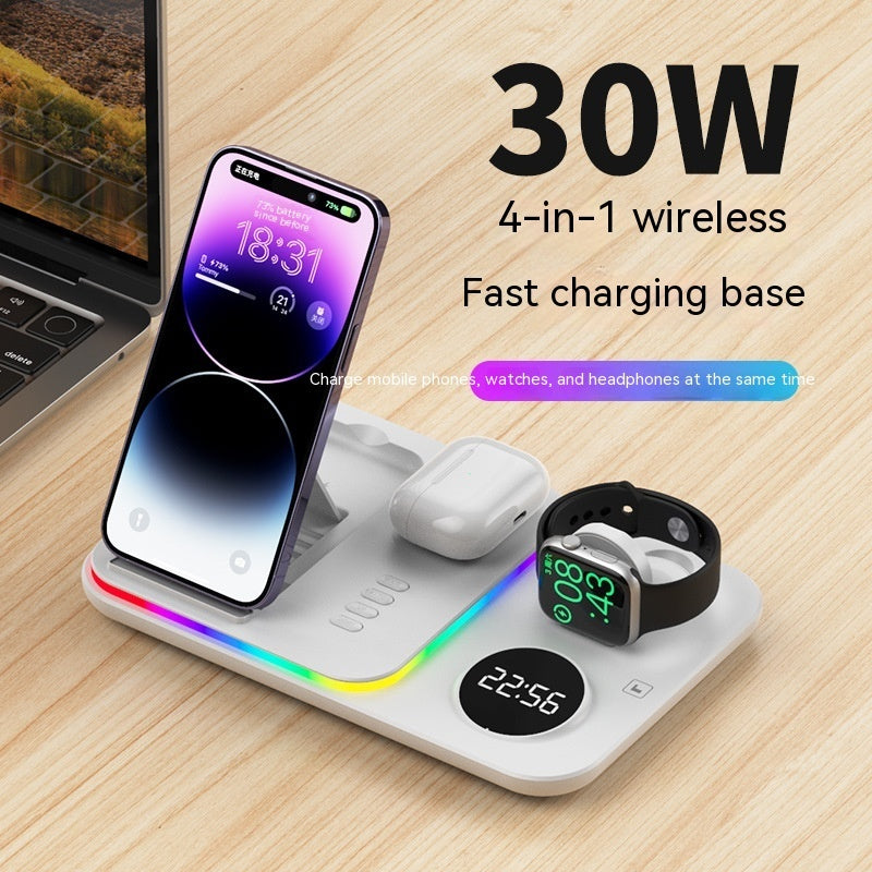 30W Multifunctional Three In One Wireless Magnetic Suction