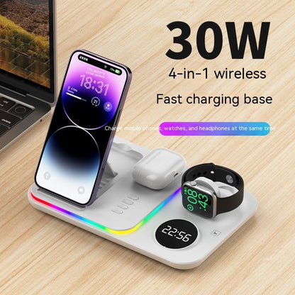 30W Multifunctional Three In One Wireless Magnetic Suction