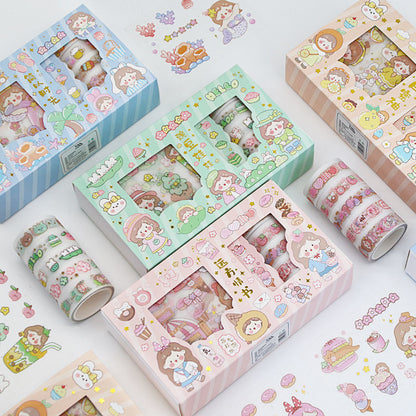 Hand Account Sticker Tape Gift Box Set