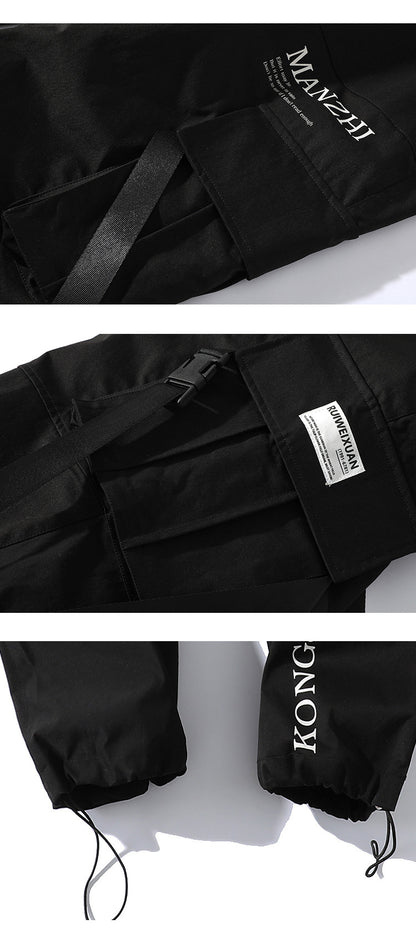 Men's Trendy Plus Size Stand Collar Jacket Suit