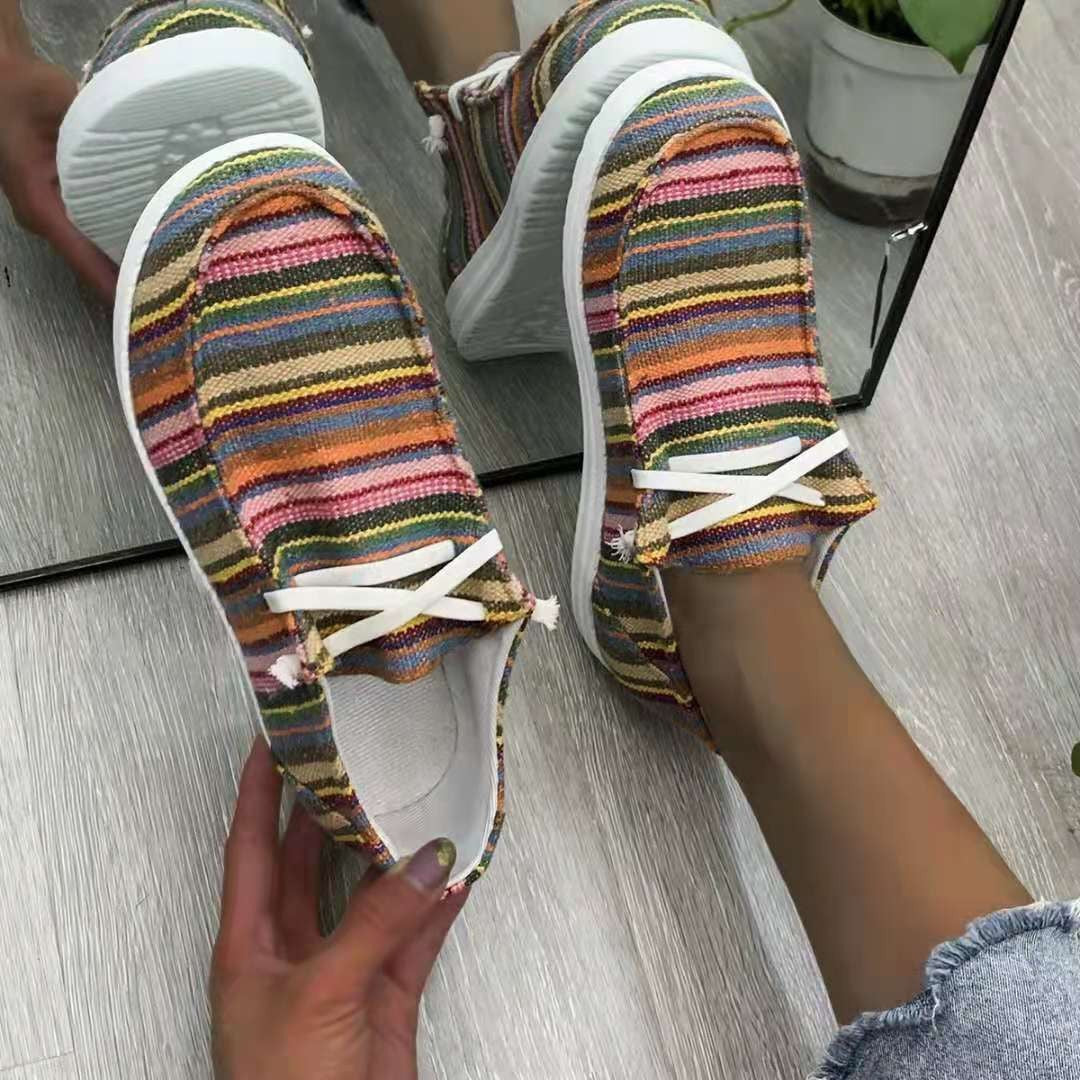 Large Size New Canvas Women Single Shoes - FLIPSTYLEZLLC