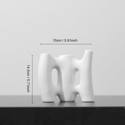 Simple Modern Creative Ceramic Vase Decoration Living Room Flower Arrangement