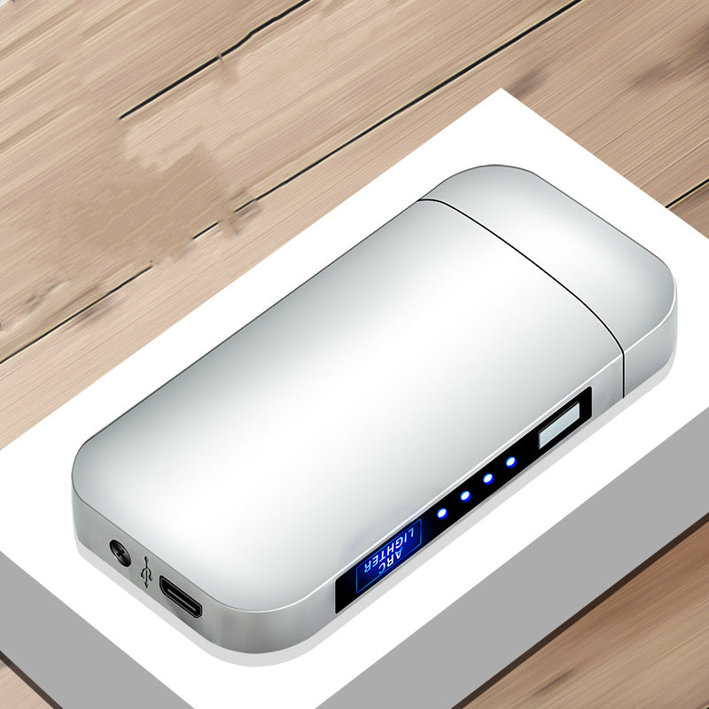 Hidden Button Electronic Induction USB Charging Lighter