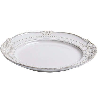 Relief Ceramic Tableware Rice Bowl Plate