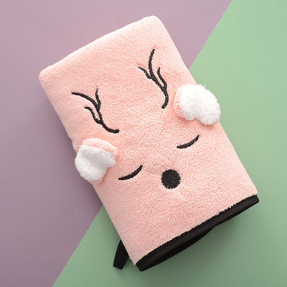 High Density Coral Fleece Absorbent Cute Bath Towel