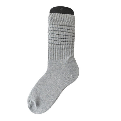 Lazy Bunching Socks European And American Extra Thick Fluffy Loop