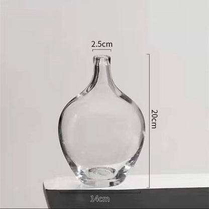 Big Glass Vase Living Room Dried Flowers Nordic Ins Style Glass