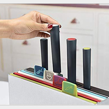 Stainless Steel Gift Knife With Cutting Board Suit