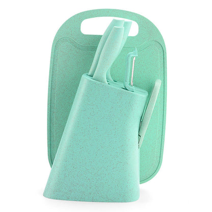 Stainless Steel Children's Complementary Food Gift Set Of Seven Wheat Stalk Cutting Boards