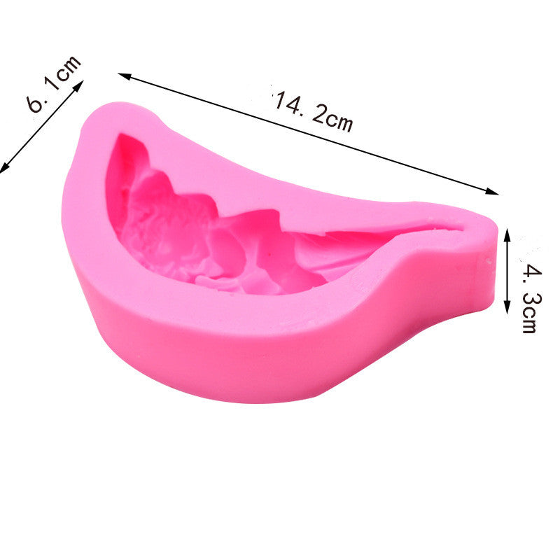 Chocolate Silicone Mold Plaster  Light Clay