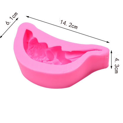 Chocolate Silicone Mold Plaster  Light Clay