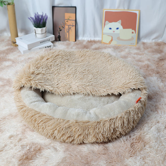 Round Nest Plush Cute Warm Winter
