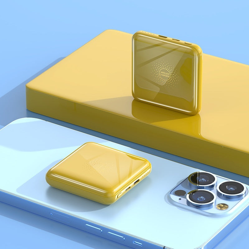 Compact Power Bank 10000 MA Wireless Fast Charging Ultra-thin Portable Smart Universal