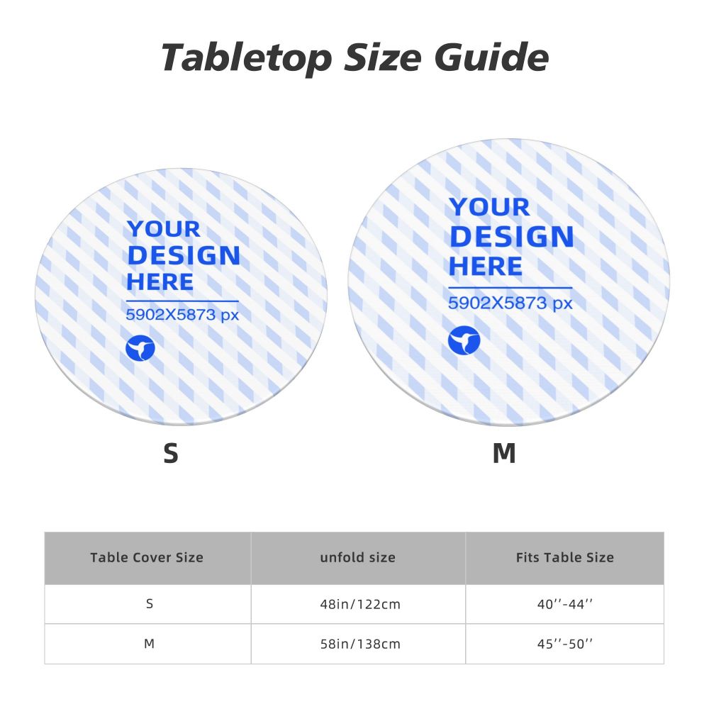 Oil And Stain Resistant Round Table Cover