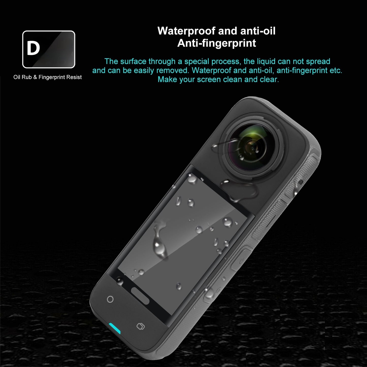 Insta360 X4 HD Tempered Film 360 Panoramic Sports Camera X4 Accessories