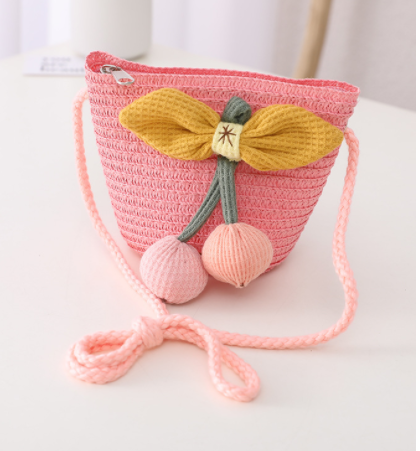 New Summer Children's Sun Protection Straw Hat Girls Pot Hat