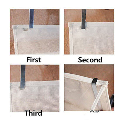 Household Three Dimensional Non Woven Storage Hanging Bag