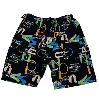 Summer Beach Pants Men's Loose Casual Fifth Pants Ice Silk High Elasticity Quick-drying