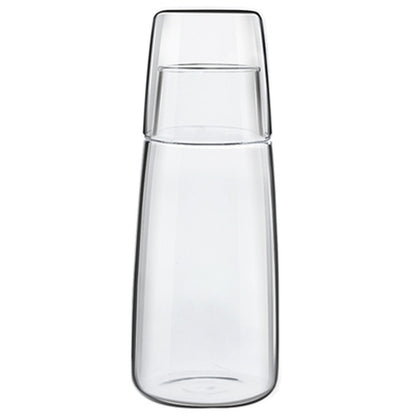Glass Large Capacity Electroplating Cold Water Bottle Set