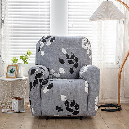 Stretch Printed Fabric All Inclusive Recliner Cover Single Seat