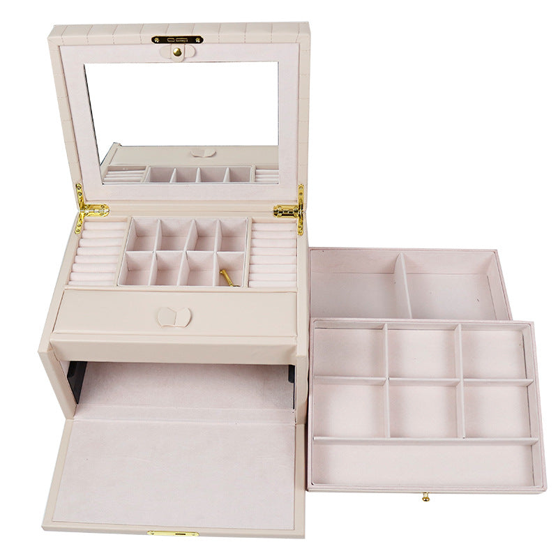 Necklace Hollow Buckle Jewelry Bracelet Lid Gift Box