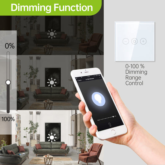 Electrodeless Dimming Timing Voice Remote Control