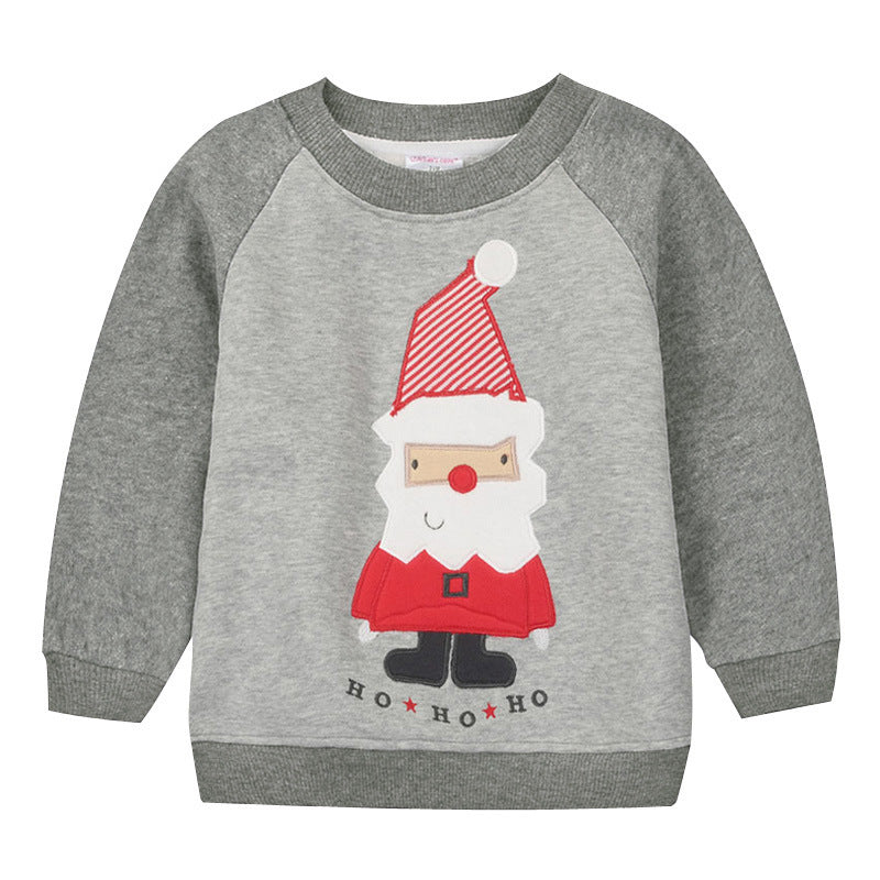 Christmas Series Sweater Children's Top Thickened
