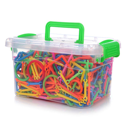 Children's Plastic Assembling Intelligence Stick