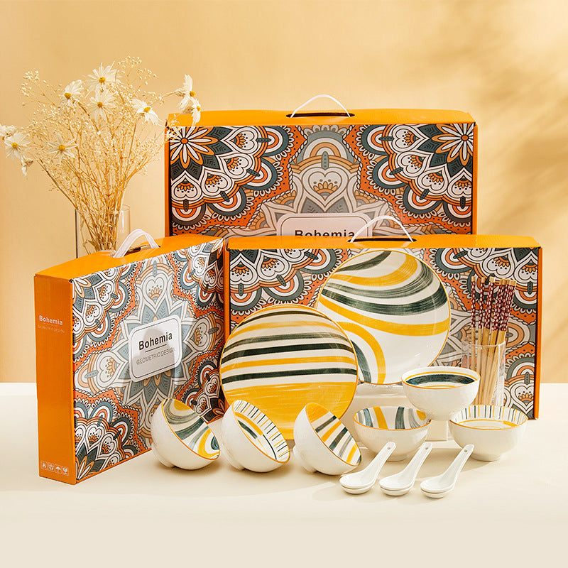 Galaxy Planet Tableware Set Gift Color Box