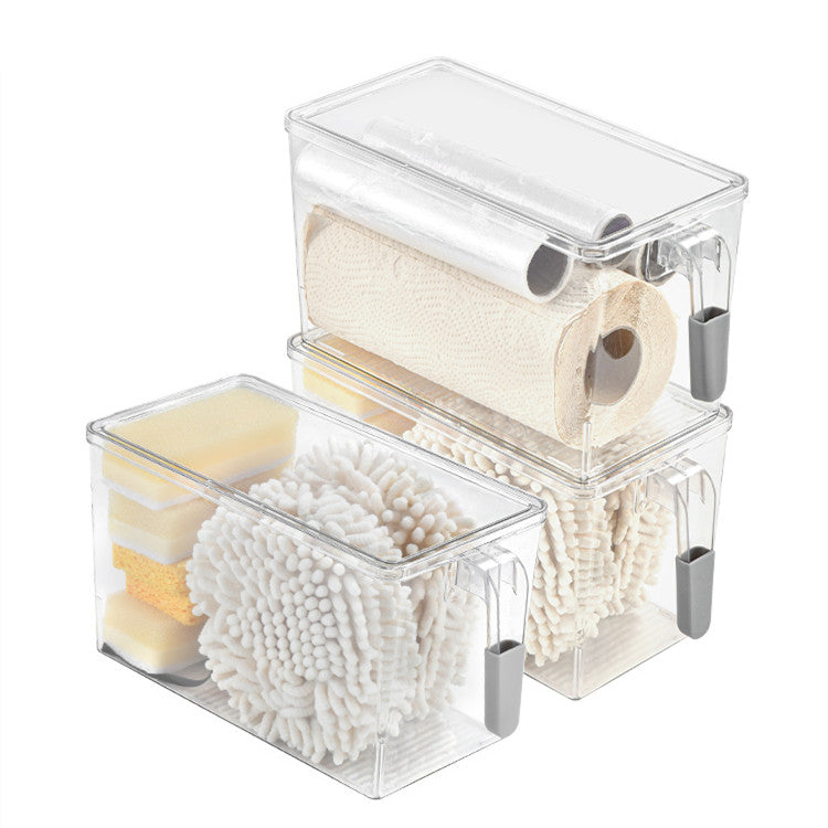 Household Food Storage Box With Drain