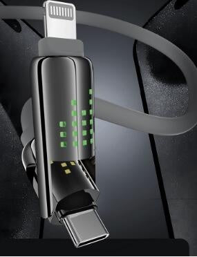 12m Lengthened Super Soft Liquid Four-in-one For Android Fast Charge Data Cable
