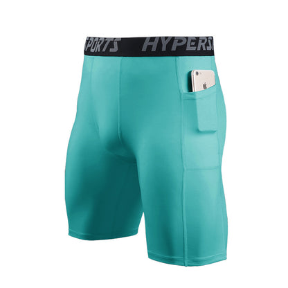 Tight-fitting High Elastic Pocket Cycling Shorts Quick-drying Plus Size