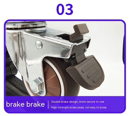 Shopping Cart Universal Belt Bearing Casters