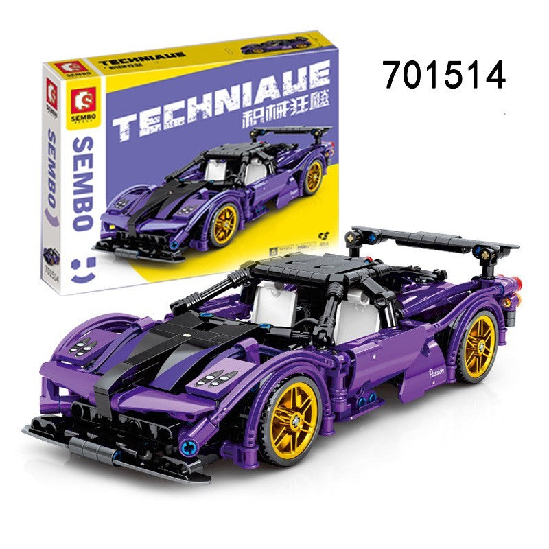 High Difficulty Racing Roadster Compatible With  Power Mechanical Building Blocks