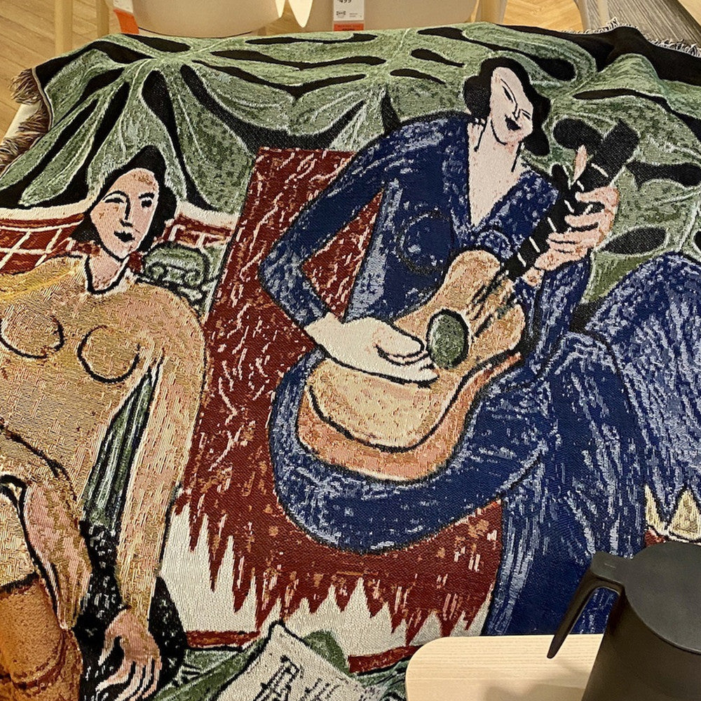 New Guitar Women's Sofa Blanket