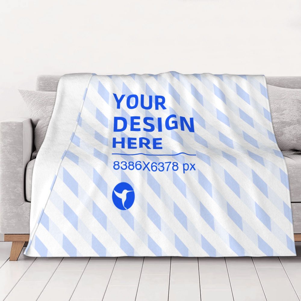 Create Your Own 80x60in Horizontal Skin-friendly Breathable Flannel Blanket