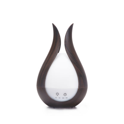 Small Wood Grain Hollow Essential Oil Aroma Diffuser