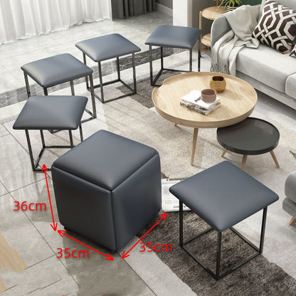 Rubik's Cube Stool Small Family Sofa For Shoes Small Bench