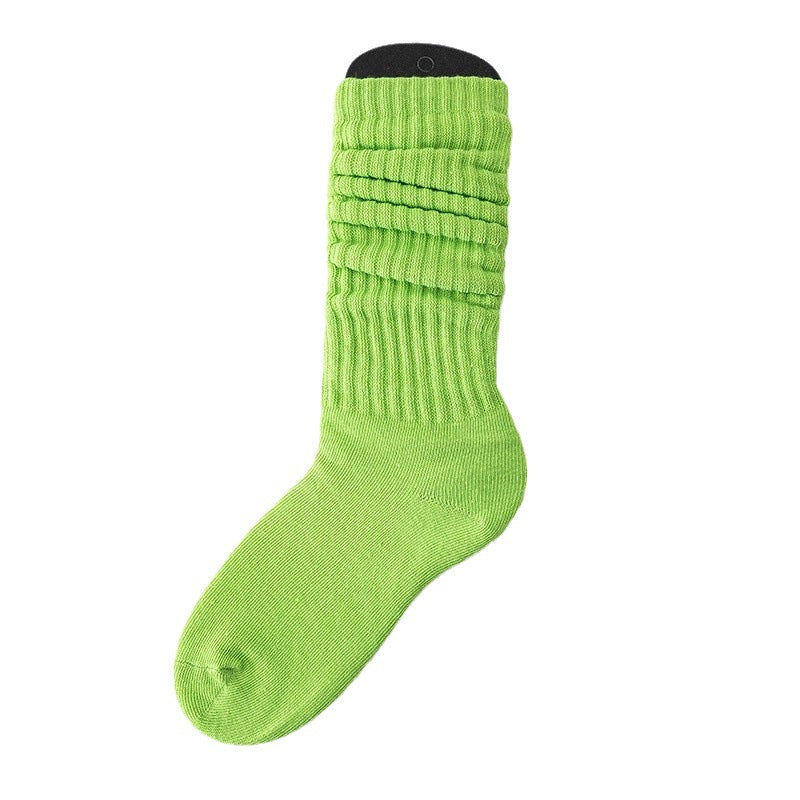 Lazy Bunching Socks European And American Extra Thick Fluffy Loop